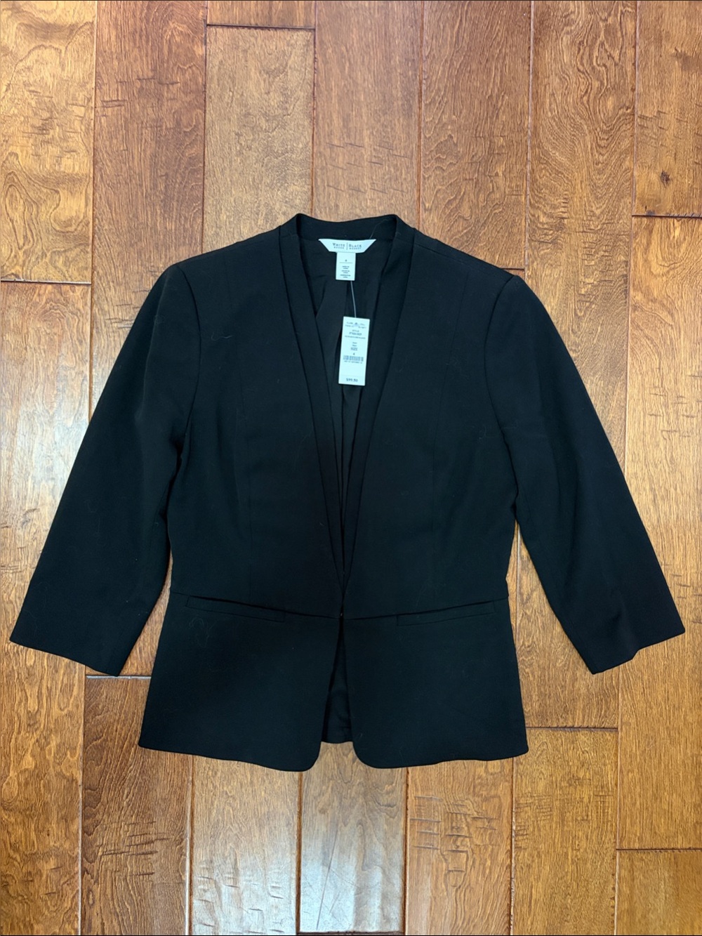 Sleek Black Front Clasp Women's Blazer - White House Black Market